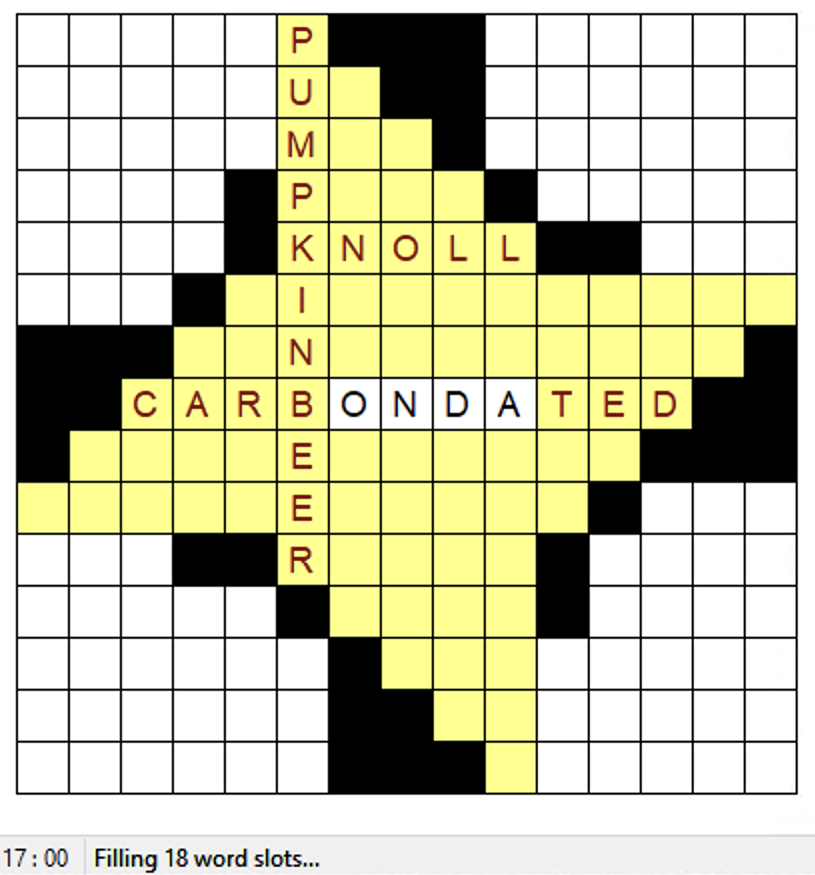 Crossword Compiler at 17 minutes